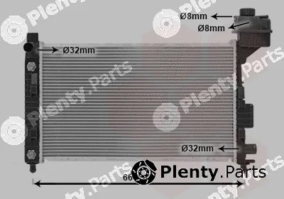 TQ TQ-30002248 — Radiator, engine cooling HLADNJAK MB 168 TQ-30002248 A-KLASA 14/16/19 +/-AC S POSUDOM