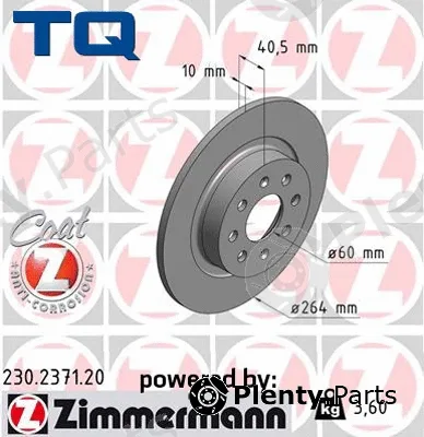 TQ TQ-BD0436 — Brake Disc DISK PLOČA