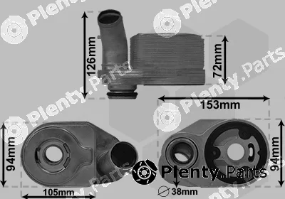 TQ TQ-17013703 — Oil Cooler, engine oil HLADNJAK ULJA FIAT DUCATO TQ-17013703 06- 23JTD ,DAILY 11-14