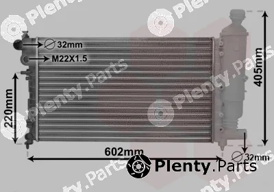 TQ TQ-40002216 — Radiator, engine cooling HLADNJAK PEUGEOT 106 TQ-40002216 9/00- 11/14/16 -AC