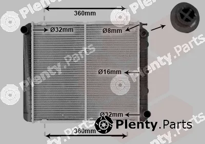 TQ TQ-59002038 — Radiator, engine cooling HLADNJAK VOLVO 740/940 59002038 20/23/23T ;240