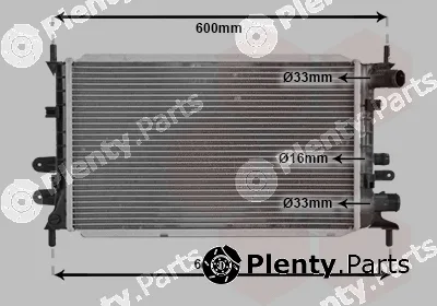 TQ TQ-18002148 — Radiator, engine cooling HLADNJAK FORD ESCORT 18002148 5/6 11/13