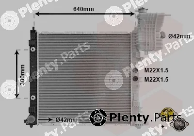 TQ TQ-30002243 — Radiator, engine cooling HLADNJAK MB VITO 30002243 -3/99 +AC ;V-KLASA