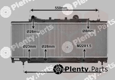 TQ TQ-17002149 — Radiator, engine cooling HLADNJAK FIAT PUNTO TQ-17002149 93-9/97 60/75 +AC BEZ POSUDE