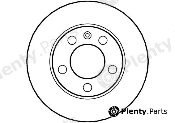 TQ TQ-DP038 — Brake Disc DISK PLOČA VW TQ-DP038 ZAD.A-3 1.4TDI 96 -> D232/9