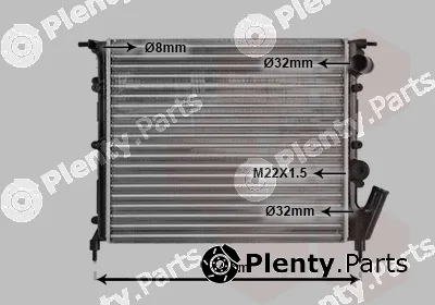 TQ TQ-43002132 — Radiator, engine cooling HLADNJAK RENAULT EXPRESS 43002132 91- 12/14 -AC
