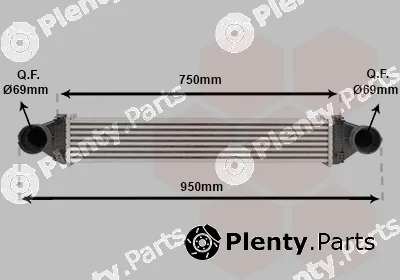 TQ TQ-30004368 — Charge Air Cooler HLADNJAK ZRAKA MB 169 TQ-30004368 A CDI ;B-KLASA W245