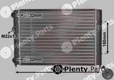 TQ TQ-58002028 — Radiator, engine cooling HLADNJAK VW GOLF TQ-58002028 3/VENTO 14/16 -AC