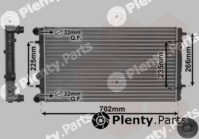 TQ TQ-58002174 — Radiator, engine cooling HLADNJAK VW BEETLE TQ-58002174 14/16/18/20/19TDI +/-AC