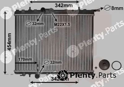 TQ TQ-40002189 — Radiator, engine cooling HLADNJAK PEUGEOT 206 TQ-40002189 +/-AC S BOČ.DO.IZLAZOM!