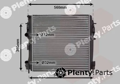 TQ TQ-43002309 — Radiator, engine cooling HLADNJAK