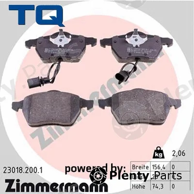 TQ TQ-BP0351 — Brake Pad Set, disc brake DISK PLOČICE