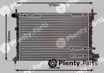 TQ TQ-18002219 — Radiator, engine cooling HLADNJAK
