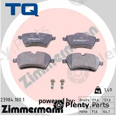 TQ TQ-BP0648 — Brake Pad Set, disc brake DISK PLOČICE