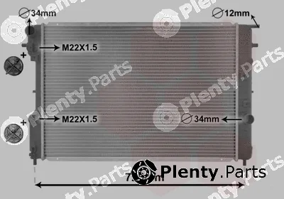 TQ TQ-37002248 — Radiator, engine cooling HLADNJAK OPEL OMEGA TQ-37002248 B 20/22+AC ;25/30 -AC MAN