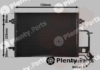 TQ TQ-03005176 — Condenser, air conditioning HLADNJAK KL.AUDI A6 TQ-03005176 97-01 19TDI/18/20/24/28