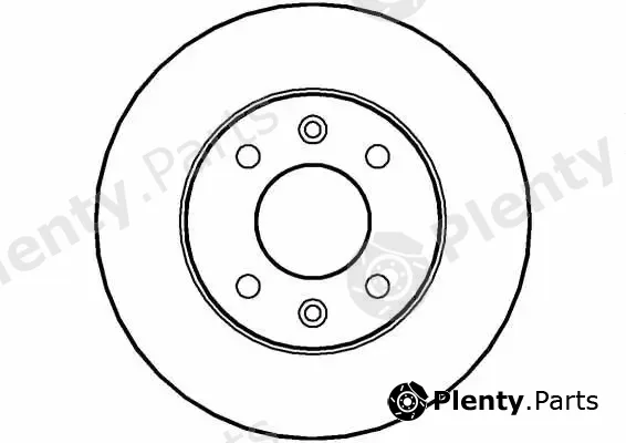 TQ TQ-DP072 — Brake Disc DISK PLOČA RENAULT TQ-DP072 PR.CLIO 1.9DTI 00 -> D238/20