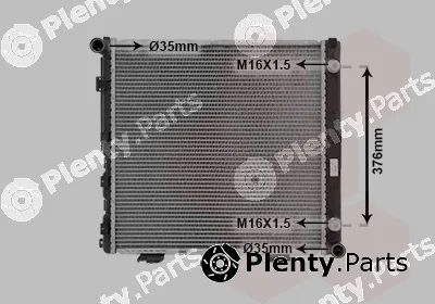 TQ TQ-30002065 — Radiator, engine cooling HLADNJAK MB 124 TQ-30002065 -93 200/230 AUTO +AC