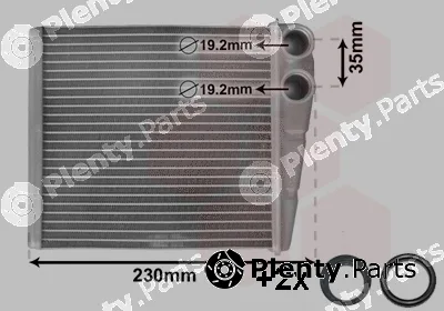 TQ TQ-58006229 — Heat Exchanger, interior heating HLADNJAK GRIJAČA