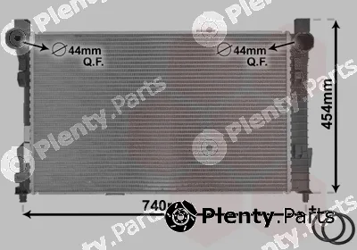 TQ TQ-30002338 — Radiator, engine cooling HLADNJAK MB 203 TQ-30002338 C 270CDI AUTO/MAN