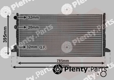 TQ TQ-58002121 — Radiator, engine cooling HLADNJAK