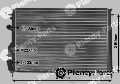 TQ TQ-43002241 — Radiator, engine cooling HLADNJAK RENAULT MEGANE TQ-43002241 5/98-02 14/16/18/20 +AC