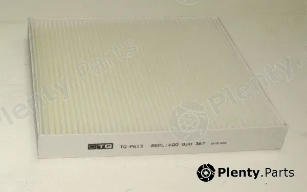 TQ TQ-P613 — Filter, cabin air FIL KABINE VW TQ-P613 POLO,A-2,FABIA,IBIZA