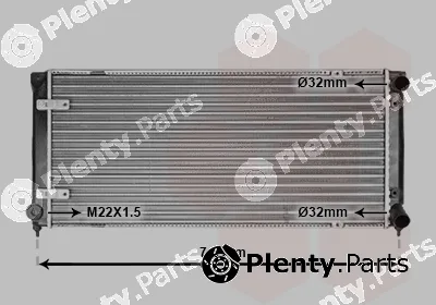 TQ TQ-49002009 — Radiator, engine cooling HLADNJAK SEAT TOLEDO 49002009 -99 18/20 -AC ;16+AC