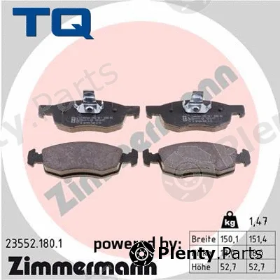 TQ TQ-BP0502 — Brake Pad Set, disc brake DISK PLOČICE