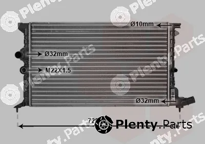 TQ TQ-09002072 — Radiator, engine cooling HLADNJAK CITROEN XANTIA 09002072 94- 19D -AC