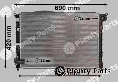 TQ TQ-06002286 — Radiator, engine cooling HLADNJAK MINI TQ-06002286 COOPER/ONE 14/16 +AC