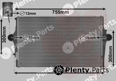 TQ TQ-59004137 — Charge Air Cooler HLADNJAK ZRAKA VOLVO S60 TQ-59004137 03-10 D5 ,S70/V70/S80