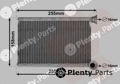 TQ TQ-43006551 — Heat Exchanger, interior heating HLADNJAK GR.RENAULT MEGANE TQ-43006551 02-09 IZLAZI BOČNO