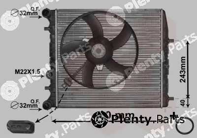 TQ TQ-76002013 — Radiator, engine cooling HLADNJAK