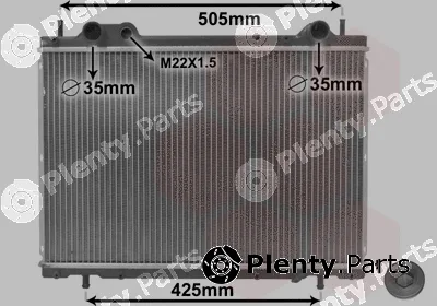 TQ TQ-17002185 — Radiator, engine cooling HLADNJAK FIAT BRAVO/A TQ-17002185 19TD/JTD +AC ;MAREA