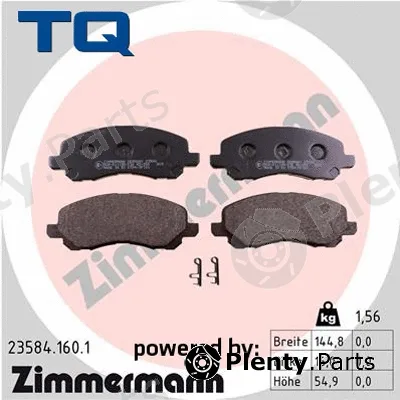 TQ TQ-BP0518 — Brake Pad Set, disc brake DISK PL. JEEP 23584.160.1 COMPASS (MK49) 2.2 CRD 11->  PR.