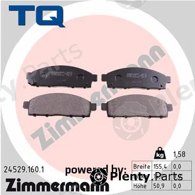TQ TQ-BP0813 — Brake Pad Set, disc brake DISK PL MITSUBISHI TQ-BP0813 PR. L 200 2.5 DI-D 05 ->
