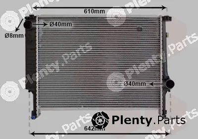 TQ TQ-06002132 — Radiator, engine cooling HLADNJAK BMW 3 E36 TQ-06002132 325TD +/-AC