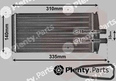 TQ TQ-76006016 — Heat Exchanger, interior heating HLADNJAK GR.ŠKODA FELICIA TQ-76006016 SVE