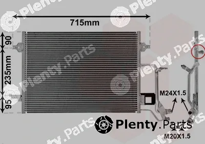 TQ TQ-03005116 — Condenser, air conditioning HLADNJAK KL.AUDI A4 TQ-03005116 94-9/97