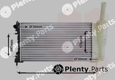 TQ TQ-17002297 — Radiator, engine cooling HLADNJAK FIAT PUNTO TQ-17002297 03- 14 16V +/-AC