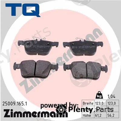 TQ TQ-BP0909 — Brake Pad Set, disc brake DISK PLOČICE