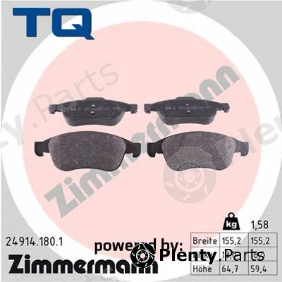 TQ TQ-BP0093 — Brake Pad Set, disc brake DISK PL RENAULT TQ-BP0093 MEGANE 2.0DCI 09 -> 15