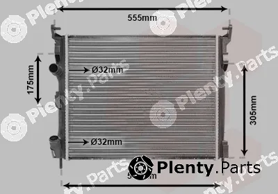 TQ TQ-43002326 — Radiator, engine cooling HLADNJAK