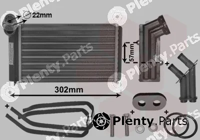 TQ TQ-58006201 — Heat Exchanger, interior heating HLADNJAK GR.VW SHARAN TQ-58006201 95-10 ,GALAXY/ALHAMBRA
