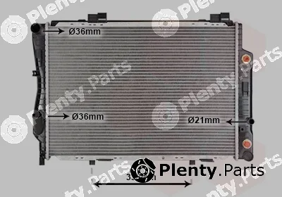 TQ TQ-30002173 — Radiator, engine cooling HLADNJAK MB 202 62749A C 280 AUTO+AC ,W210 280 +AC