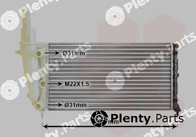 TQ TQ-17002141 — Radiator, engine cooling HLADNJAK FIAT PUNTO 17002141 93-99 16 -AC 90 ;LANCIA Y