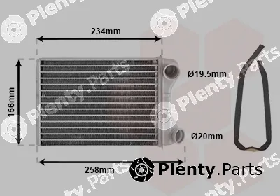 TQ TQ-17006242 — Heat Exchanger, interior heating HLADNJAK GR.FIAT PUNTO TQ-17006242 99-09 VALEO SISTEM ,DOBLO
