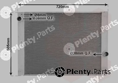 TQ TQ-06002284 — Radiator, engine cooling HLADNJAK