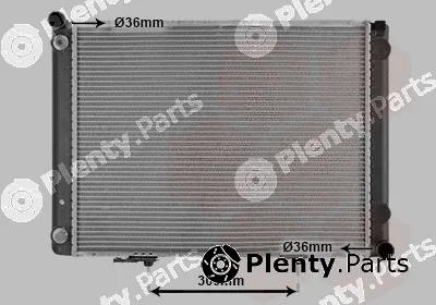 TQ TQ-30002074 — Radiator, engine cooling HLADNJAK MB 190 TQ-30002074 25D +/-AC
